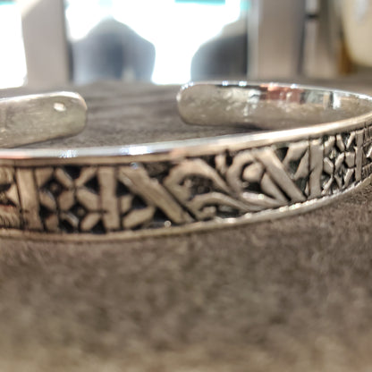 Bracelet Jonc Berbère Amazigh Tunisien en Argent 925