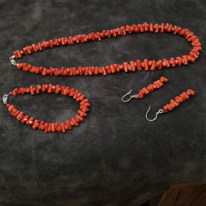 Serie Corail rouge naturel classé du premier choix