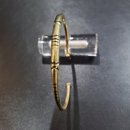 Bracelet Amazigh et berbère Tunisien en cuivre jaune laiton pour Homme et Femme