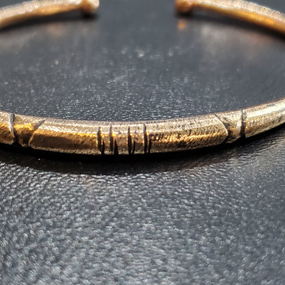 Bracelet en cuivre rouge oxydé pour Homme et Femme Amazigh et berbère Tunisien