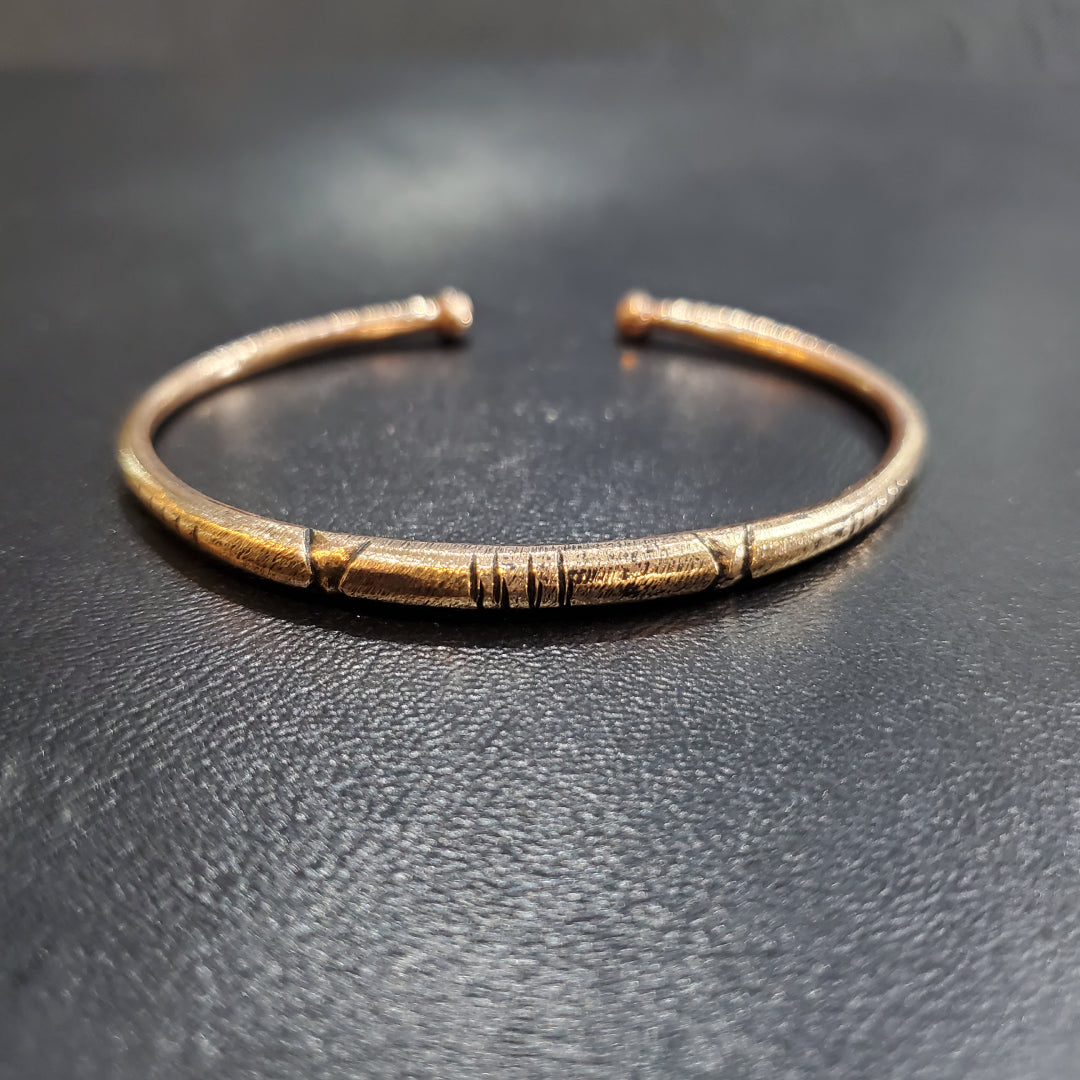 Bracelet en cuivre rouge oxydé pour Homme et Femme Amazigh et berbère Tunisien