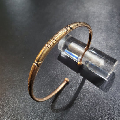 Bracelet en cuivre rouge oxydé pour Homme et Femme Amazigh et berbère Tunisien