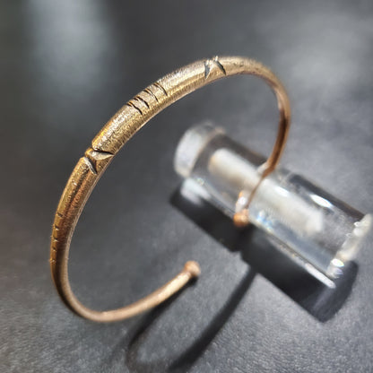 Bracelet en cuivre rouge oxydé pour Homme et Femme Amazigh et berbère Tunisien