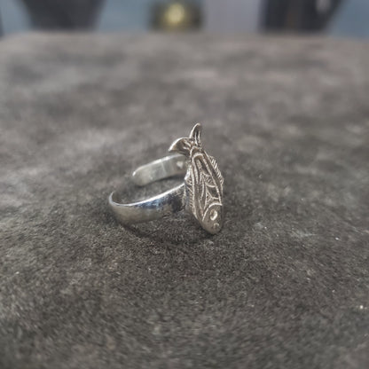 Bague Poisson en argent 925 pour Femme