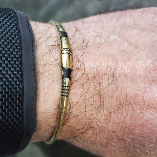 Bracelet Jonc en Cuivre Naturel  Fait Main pour Homme et Femme