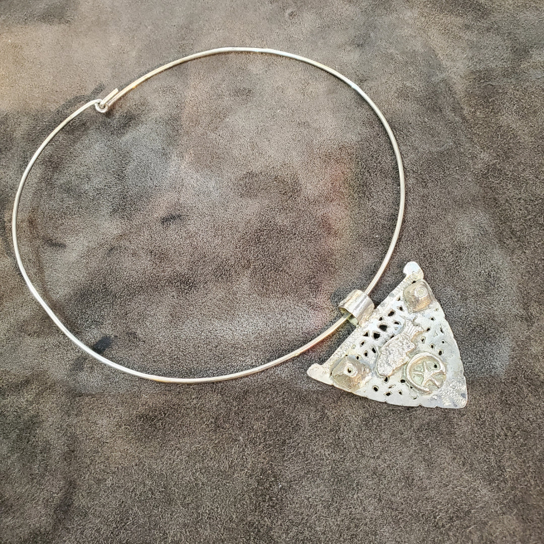 Collier Motif Fibule Argent 925