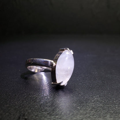 Bague Pierre De Lune Argent Lunja