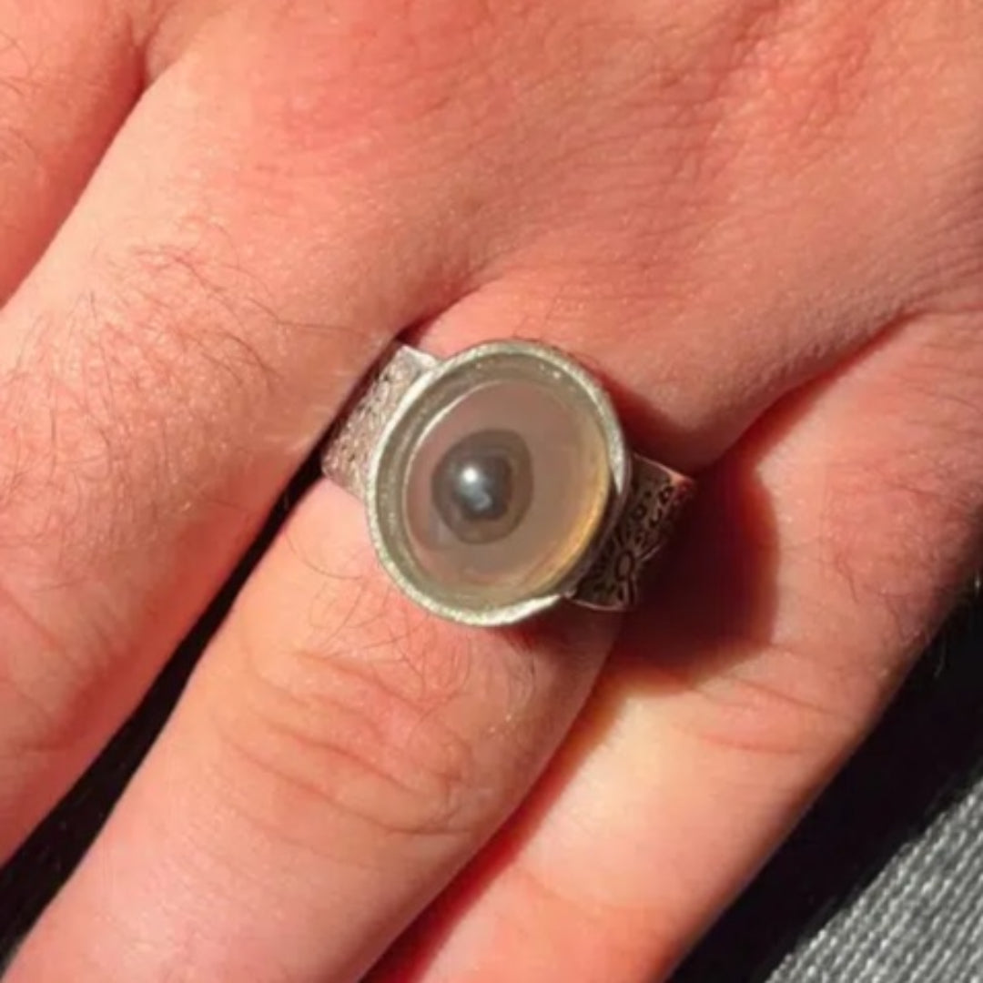 Bague Aquiq yemmenite Souleimani en argent 925 pour Homme