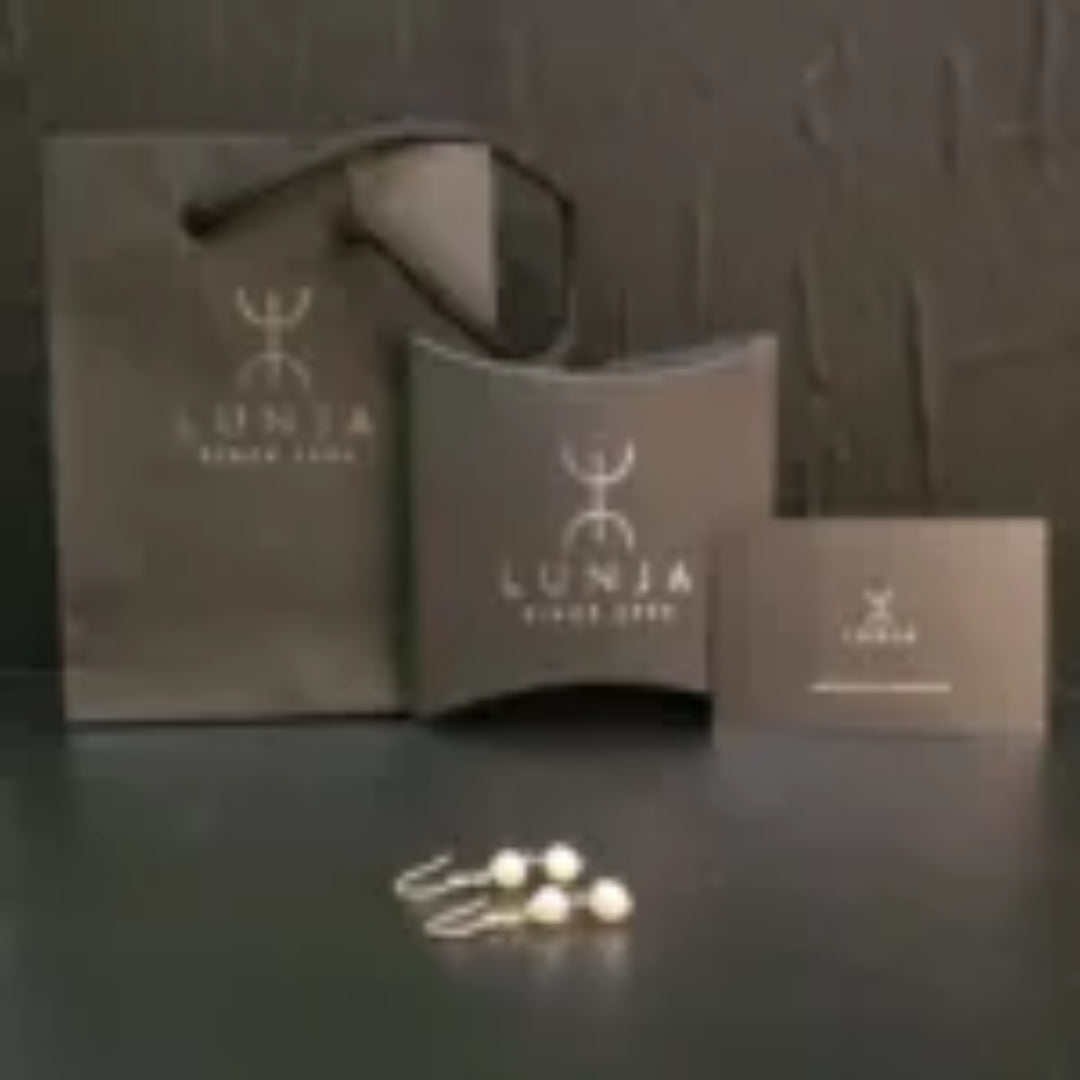 Boucles d’Oreilles en Perles de Culture Blanches  Authentiques et Naturelles avec Crochets en Argent 925