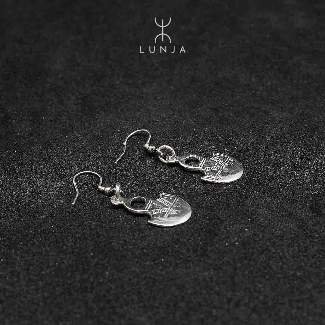 Boucle d'oreilles Croix du Sud en argent massif 925