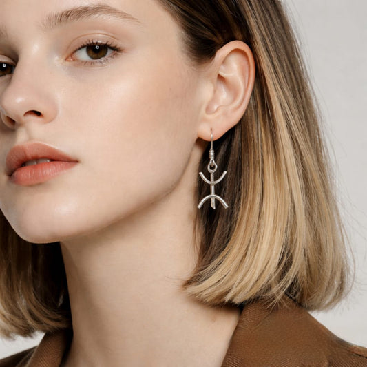 Boucles d'oreilles Yaz Argent Massif 925 Top