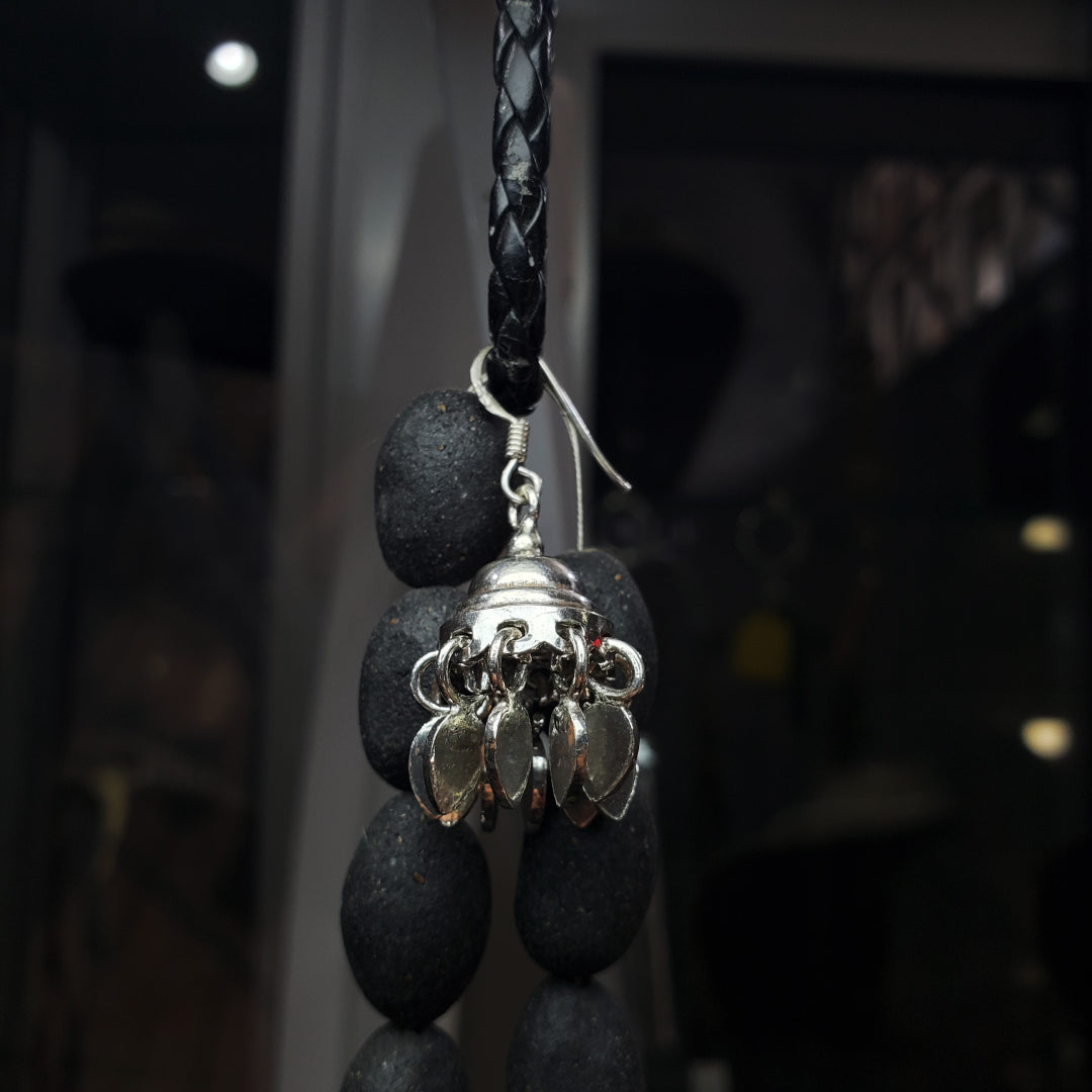Boucles d'oreilles en argent motif Lustre