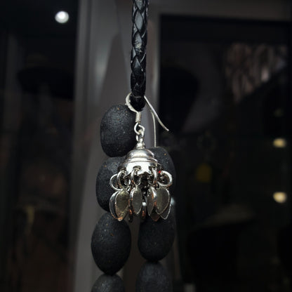 Boucles d'oreilles en argent motif Lustre