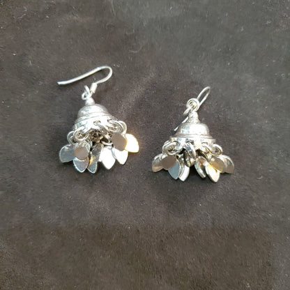 Boucles d'oreilles en argent motif Lustre