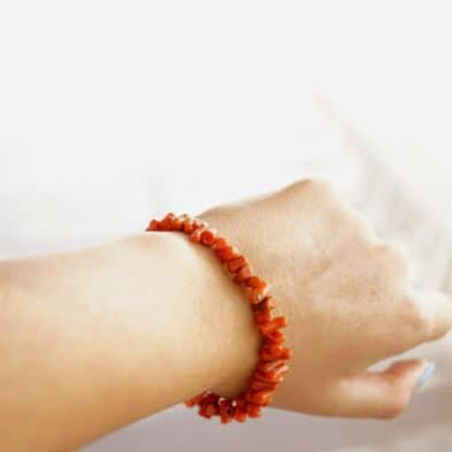Bracelet Corail rouge naturel classé du premier choix