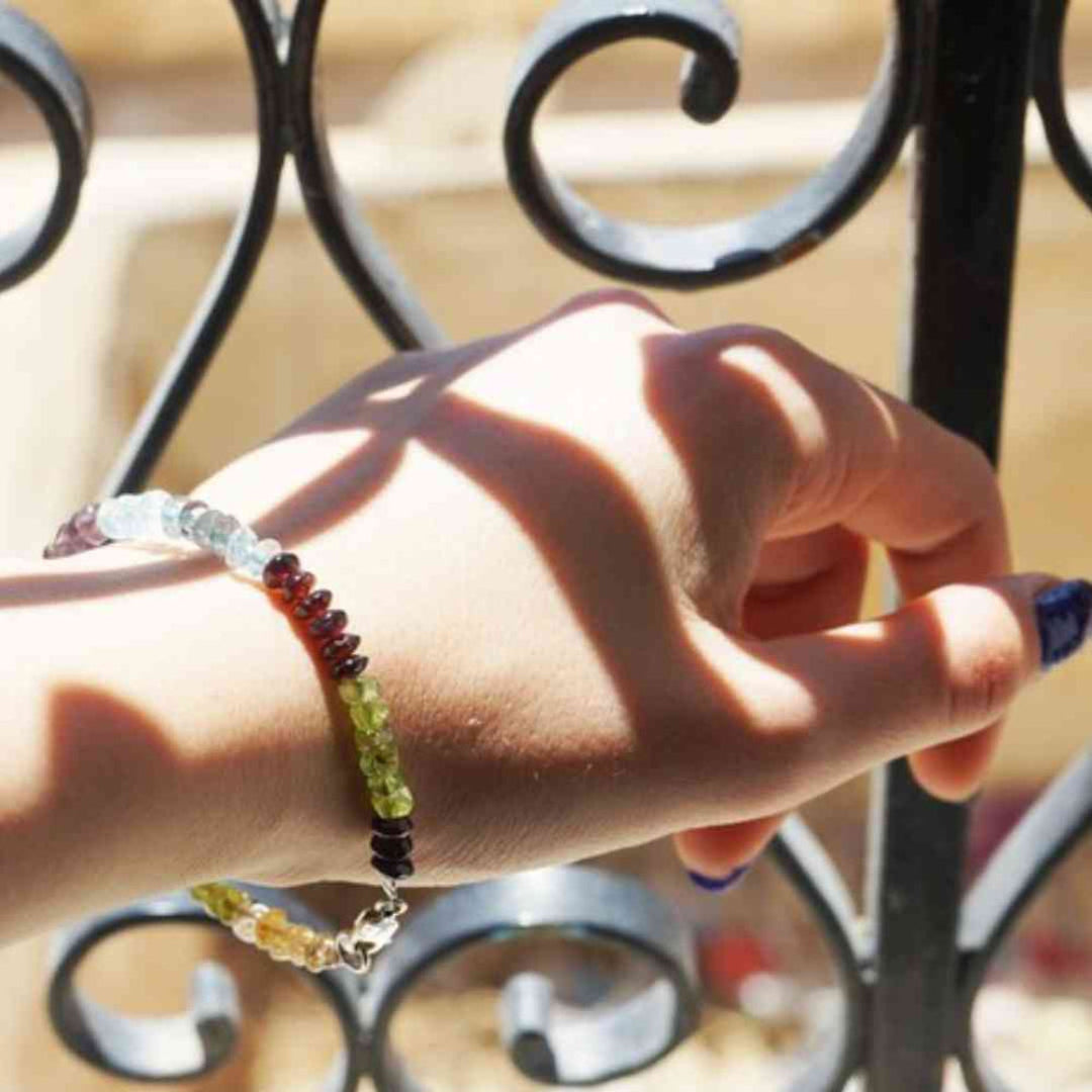 Bracelet Cinq Chakras en pierres naturelles