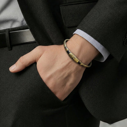 Bracelet Jonc en Cuivre Naturel  Fait Main pour Homme et Femme