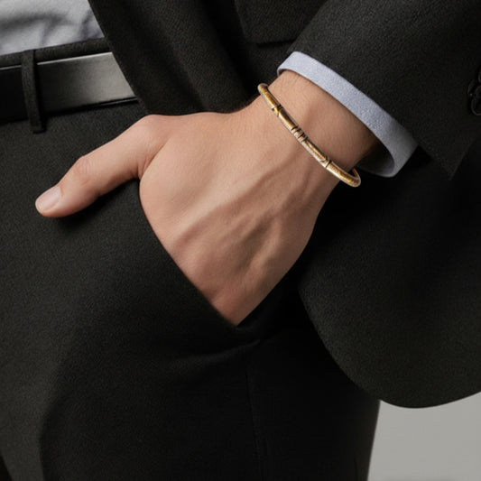 Bracelet en cuivre rouge oxydé pour Homme et Femme Amazigh et berbère Tunisien