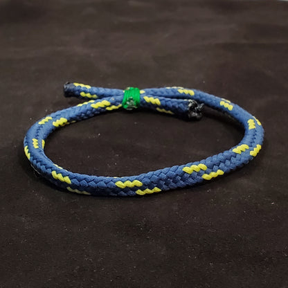 Bracelet Ajustable en Fil de Paracorde Bleu – Unisexe | Fait Main