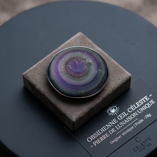 Cabochon Obsidienne Œil De Céleste  حجر السبج عين السماوي