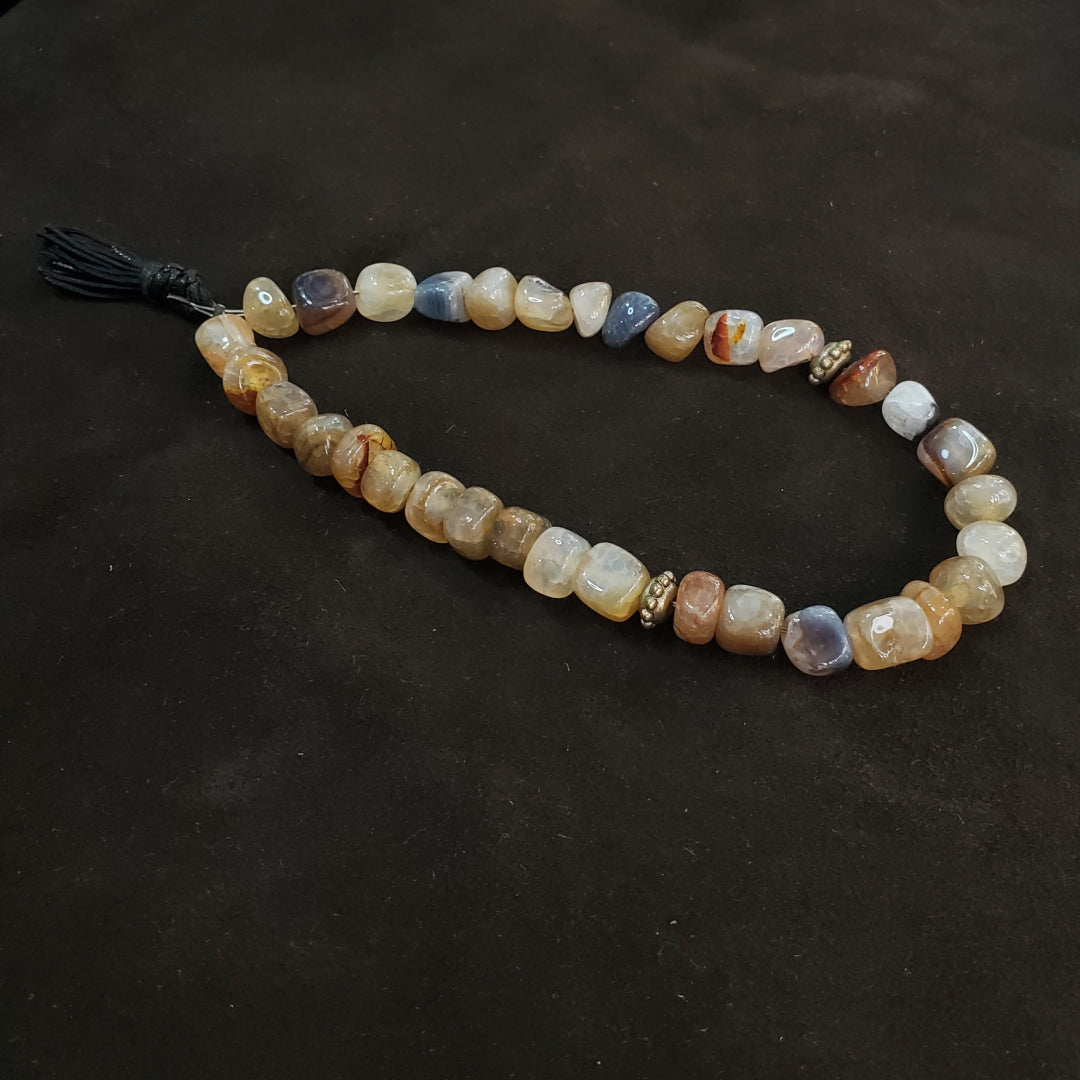 Chapelet Quartz coloré