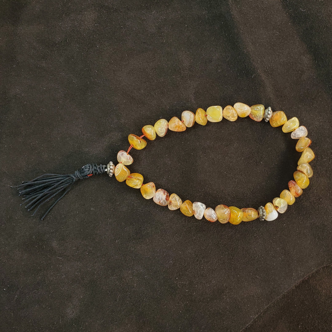 Chapelet Quartz teinté