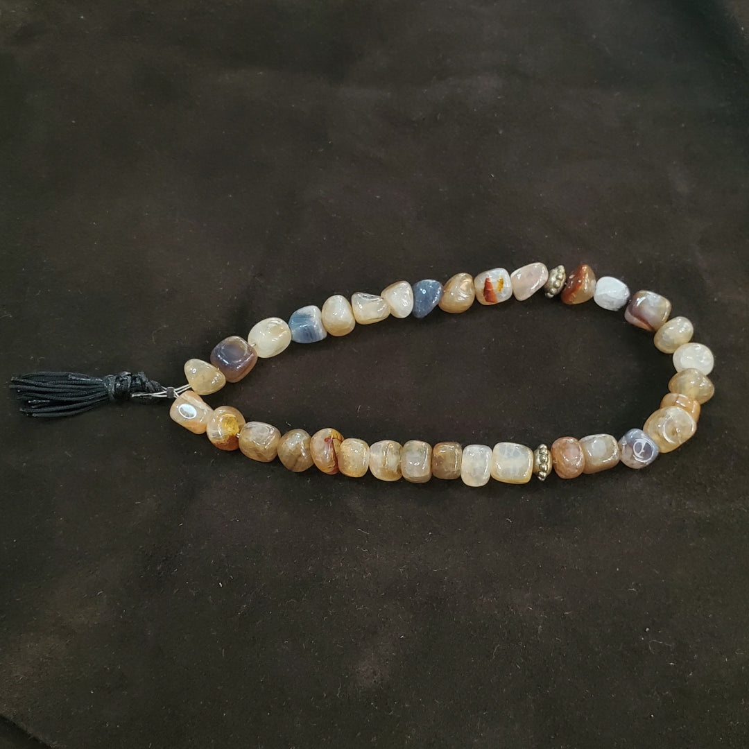 Chapelet Quartz coloré