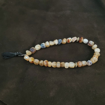 Chapelet Quartz coloré