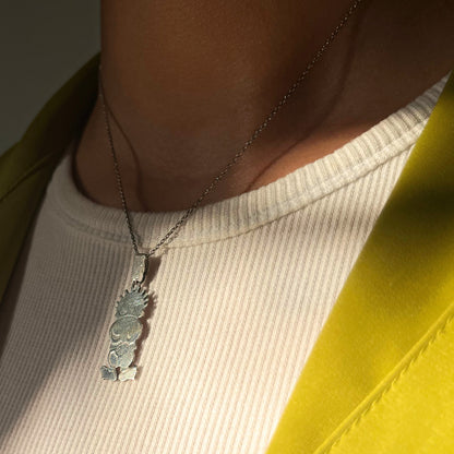 Collier Argent 925 Handala