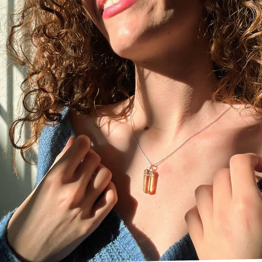 Collier Quartz Fumée