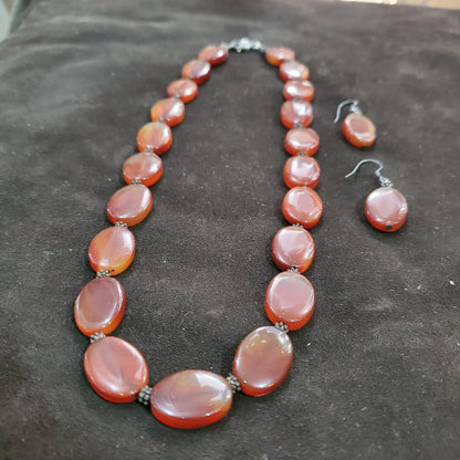 Collier en Pierres Cornaline Naturelles et Authentiques