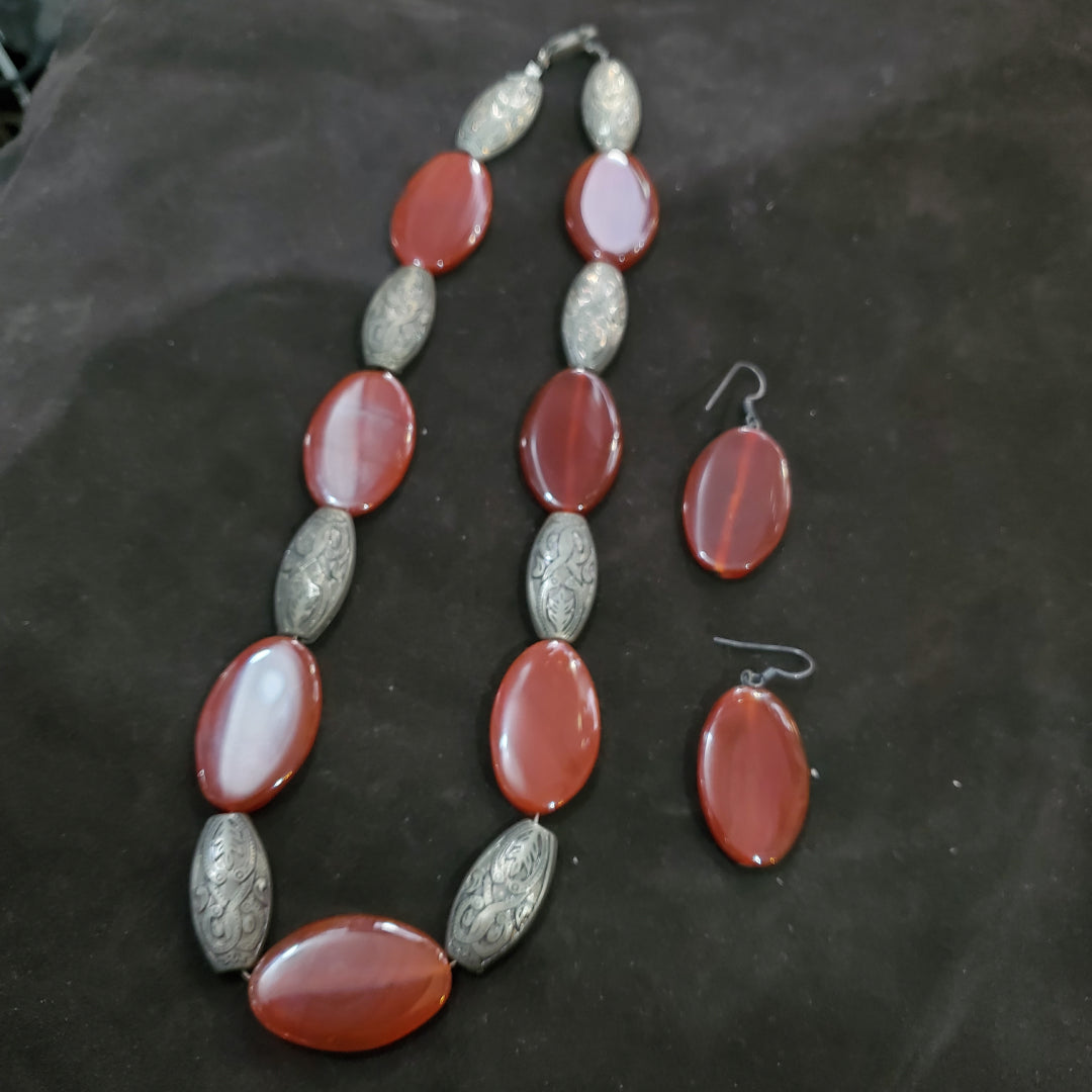 Collier en Cornaline Naturelle et Authentique