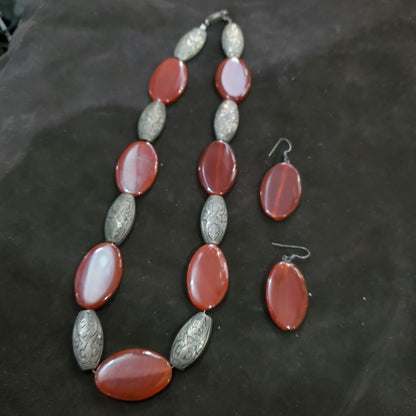 Collier en Cornaline Naturelle et Authentique