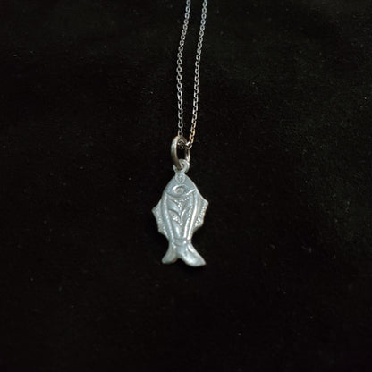 Collier Poisson Berbère en Argent massif Original