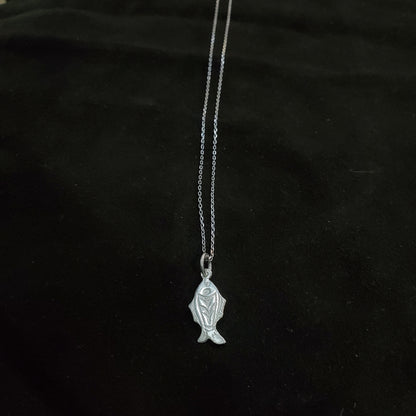Collier Poisson Berbère en Argent massif Original