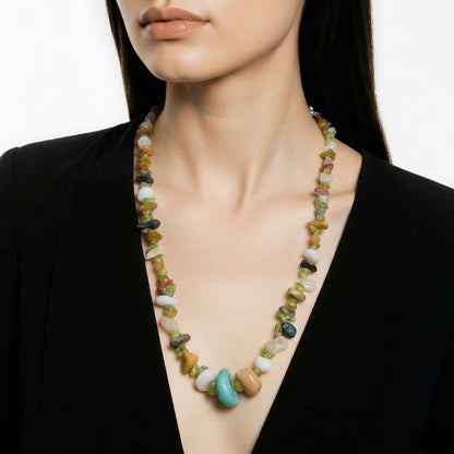 Collier Sautoir en Pierres Naturelles et Authentiques