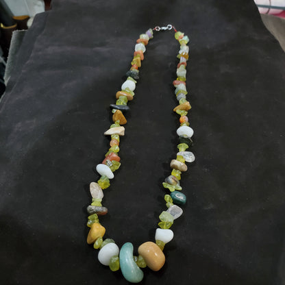 Collier Sautoir en Pierres Naturelles et Authentiques