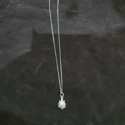 Collier Tortue Artisanal en Argent Massif 925