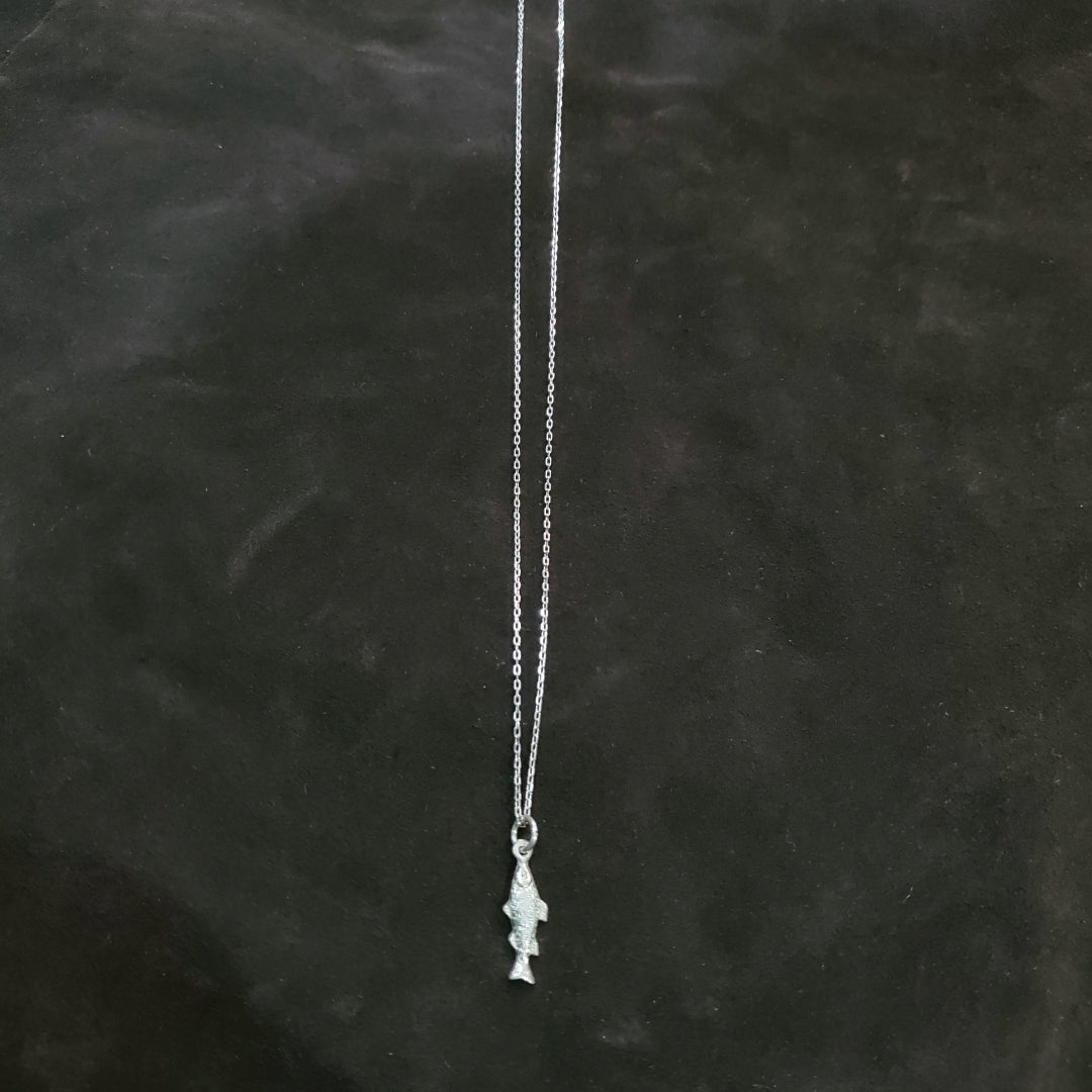 Collier Poisson Artisanal en argent 925