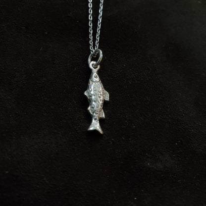 Collier Poisson Artisanal en argent 925
