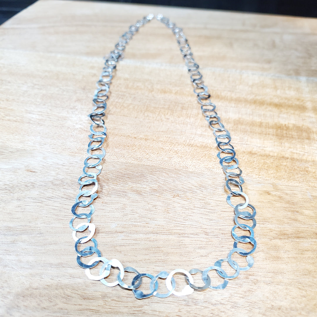 Collier Sautoir Rihanna Berbère Tunisien en Argent – Fait Main