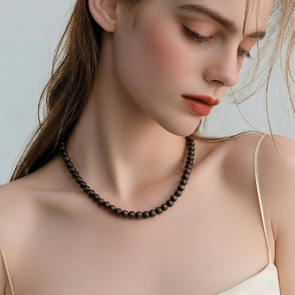 Collier En Bois Naturel