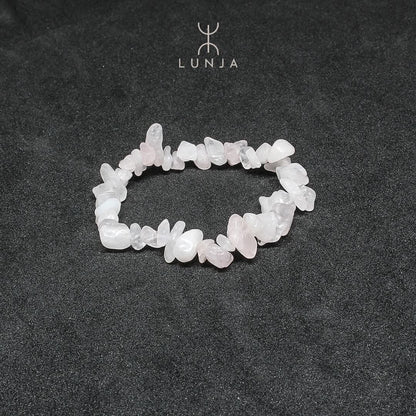 Bracelet Quartz Rose chips