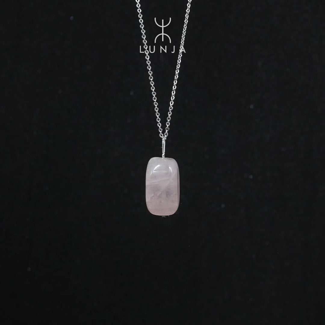 Collier Quartz Rose