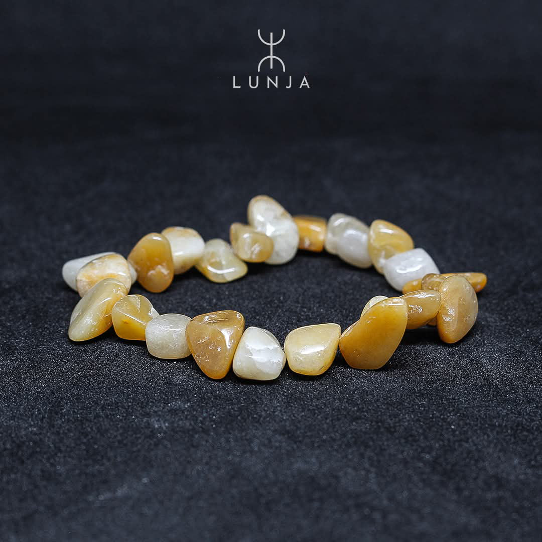 Bracelet Jaspe Jaune Chips