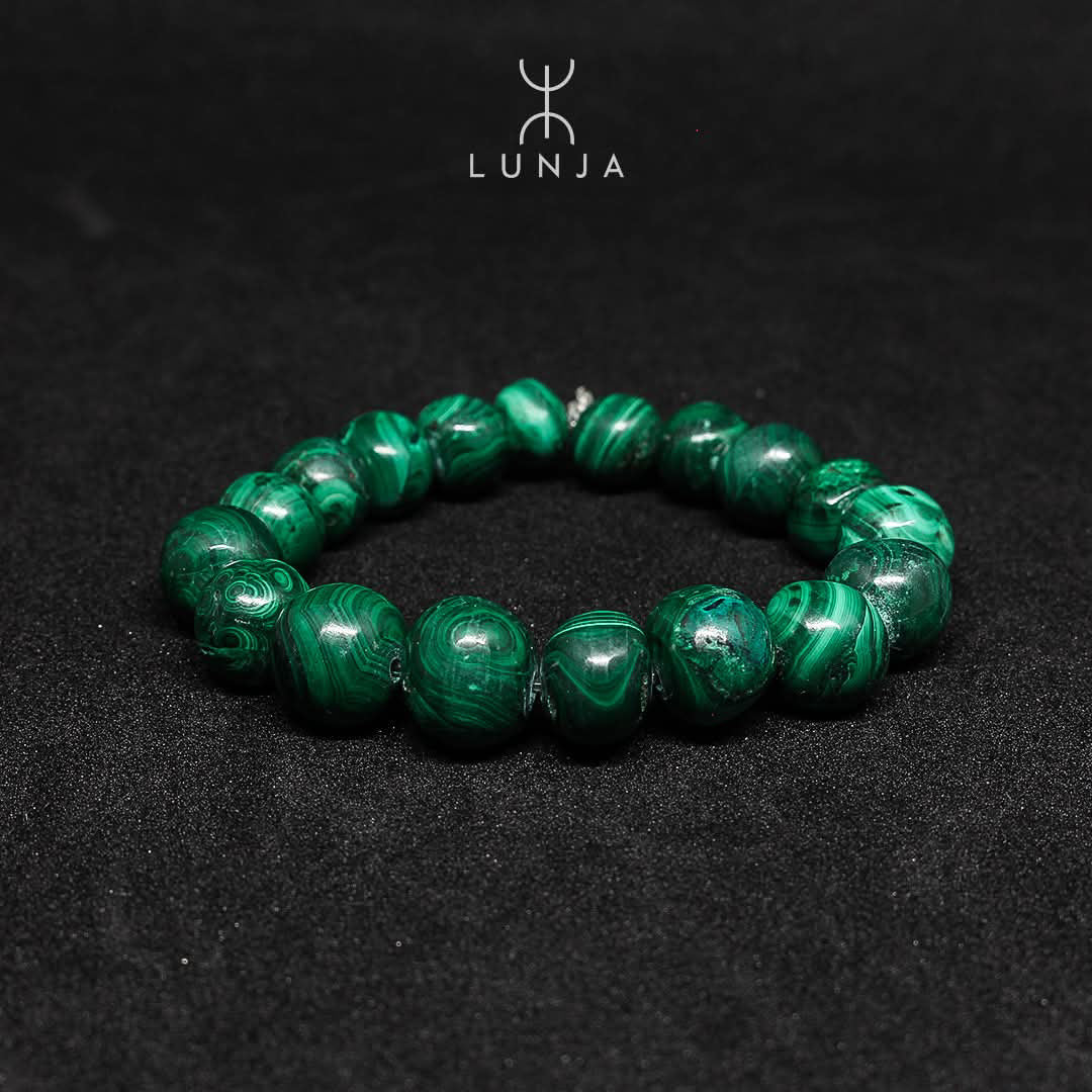 Bracelet Malachite 14mm