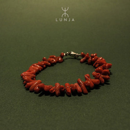 Bracelet Corail rouge naturel classé du premier choix