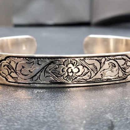 Bracelet Amazigh en argent 925 ajustable fait main