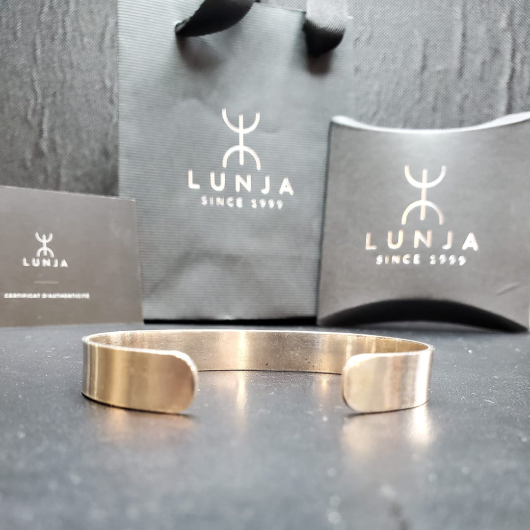 Bracelet Amazigh en argent 925 ajustable fait main