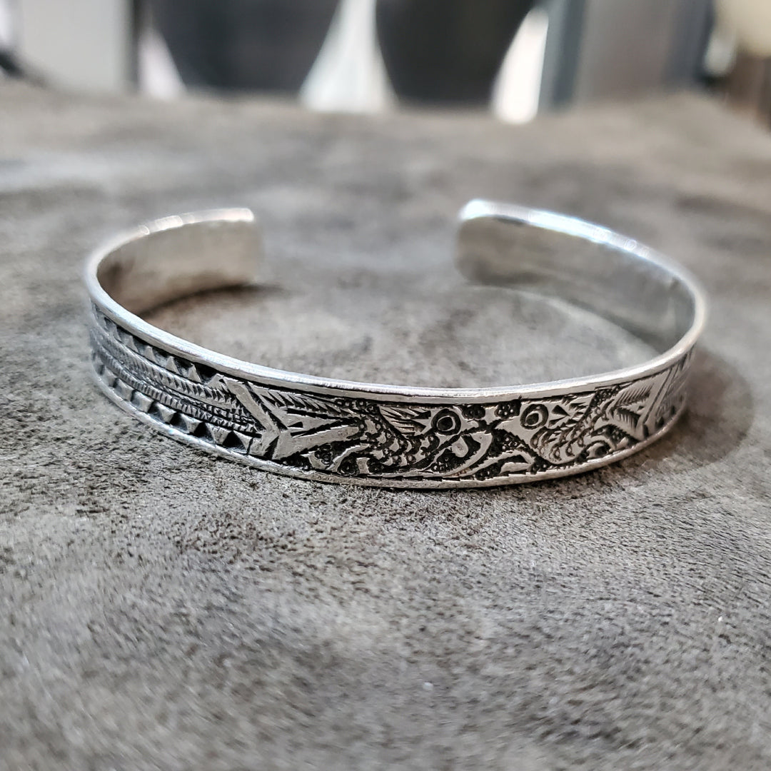 Bracelet Jonc Berbère Amazigh en Argent 925